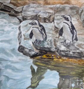 акварелни бои - 20х20см