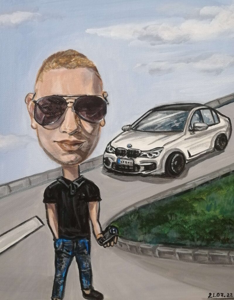 акрилни бои - 24х30см