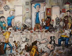 акрилни бои - 50х70см