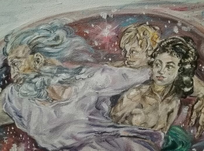 маслени бои - детайл