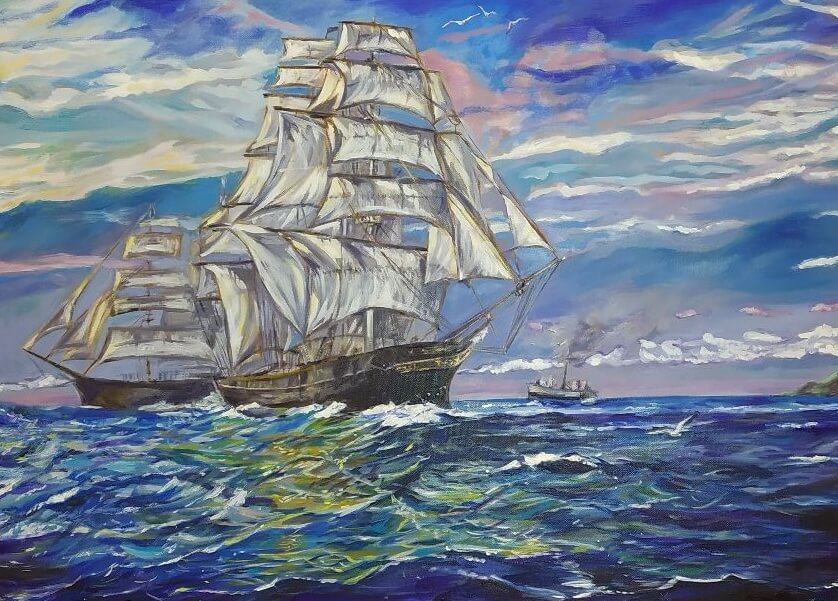 маслени бои - 50х70см